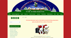 Desktop Screenshot of christmasstorybookland.org