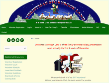 Tablet Screenshot of christmasstorybookland.org